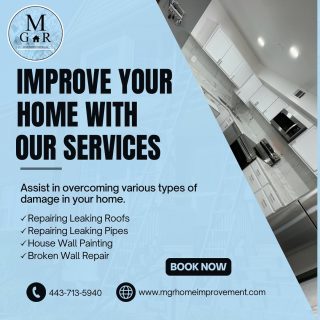 Book Now Your Free Estimate! #homeimprovementprojects #carprentry #kitchendesign #bathroomremodel #homerepairs #customizewoodwork #flooringreplacement #roofleakrepair